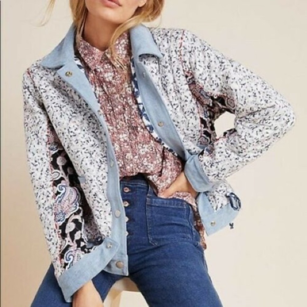 Blank NYC reversible quilted jacket, medium petite